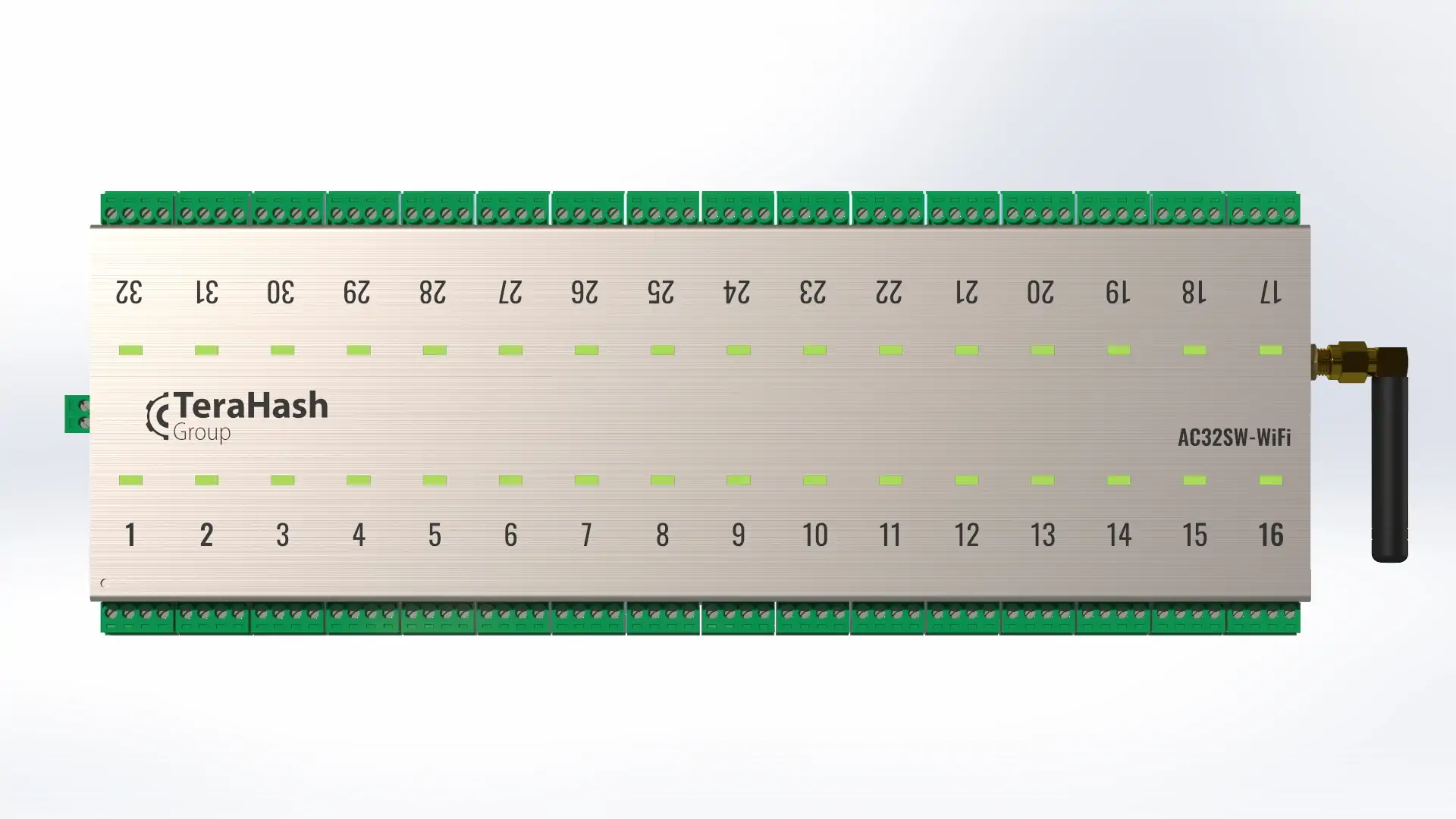 Wi-Fi реле AC32SW-WiFi, вид спереди